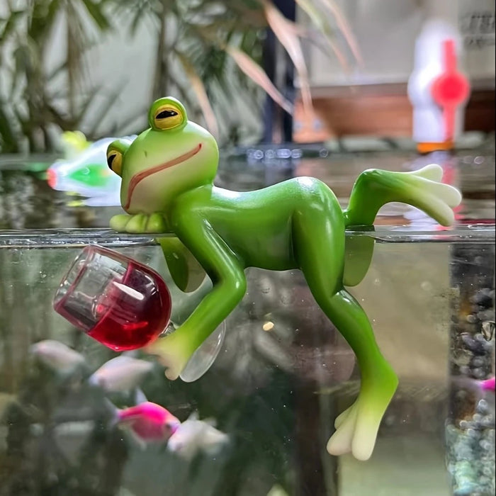🔥 IŠPARDAVIMAS 🐸🍷 Kabantis vazono papuošalas – varlė-LT