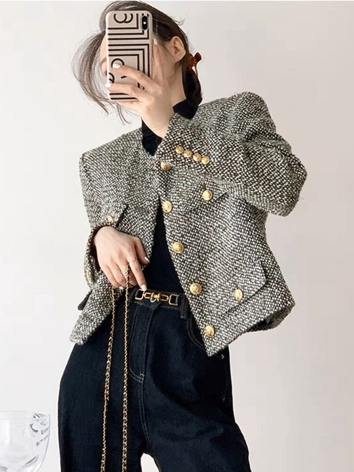 Jackets Retro Casaco Outerwear Top