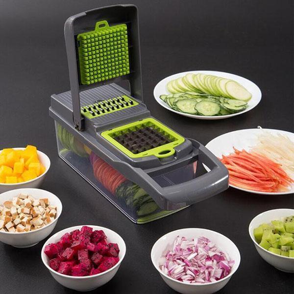 🎊 Juego de 16 piezas 🎊 Cortador multifuncional de frutas y verduras-ES