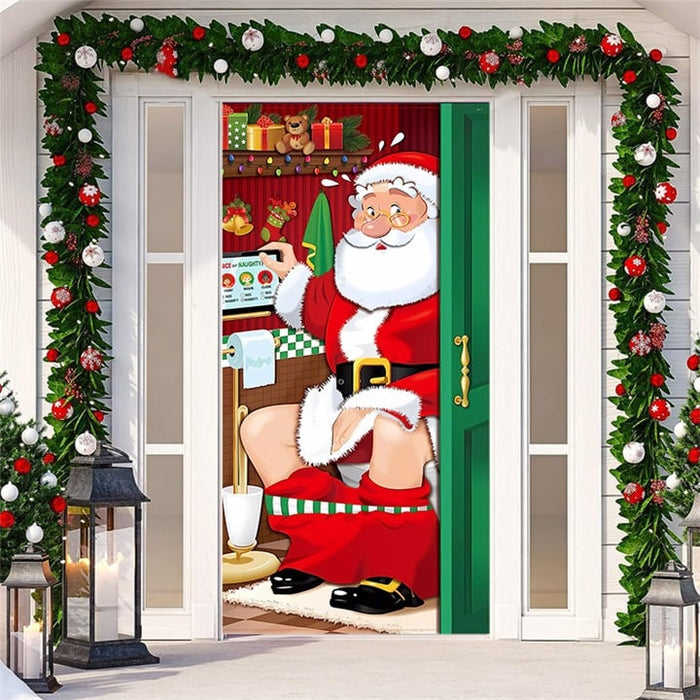 🎅 Kalėdinis išankstinis išpardavimas 🎅 – Kalėdinės durų dekoracijos 2025 m.-LT