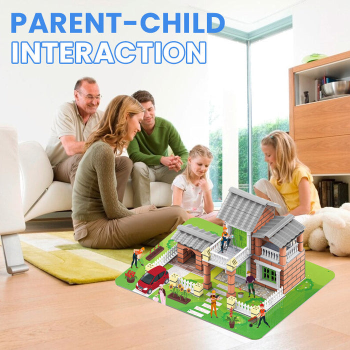 🏠Kit de construcción de mini edificios ensamblables-ES