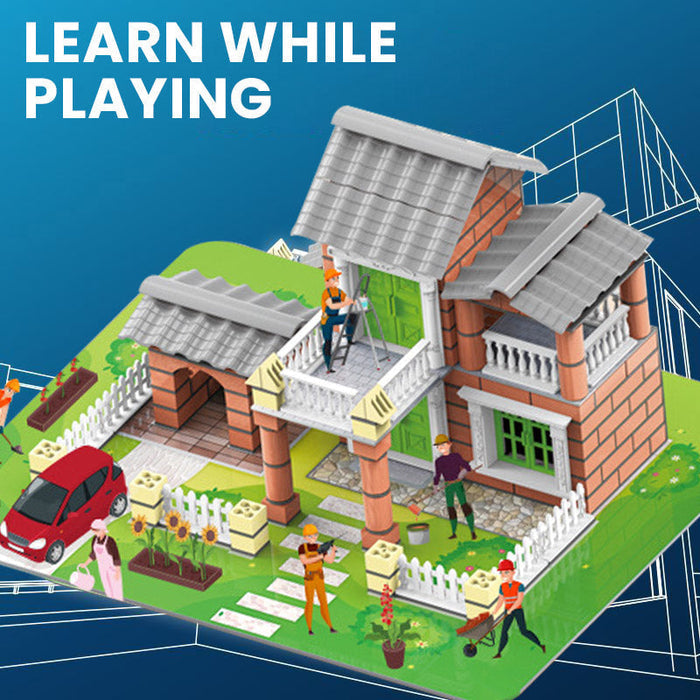 🏠Kit de construcción de mini edificios ensamblables-ES