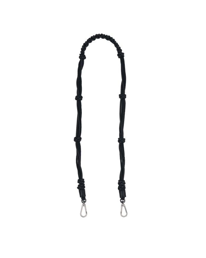 Knotted-Long-Strap-Noir-Smooth-GM-Front-View