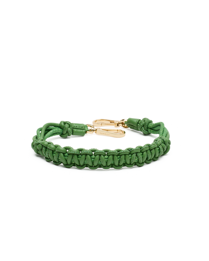 Knotted Short Strap | Dill/Gold