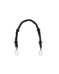 Knotted Short Strap | Noir Smooth/Gunmetal