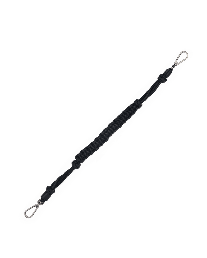 Knotted Short Strap | Noir Smooth/Gunmetal