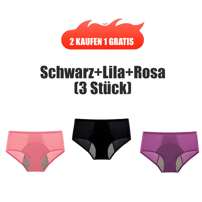 (L-8XL)🌸Pērkot 2, 1 bez maksas🔥Sieviešu apakšveļa ar augstu jostasvietu un ūdensnecaurlaidīgu apakšveļu👙-LV