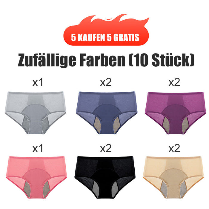 (L-8XL)🌸Pērkot 2, 1 bez maksas🔥Sieviešu apakšveļa ar augstu jostasvietu un ūdensnecaurlaidīgu apakšveļu👙-LV