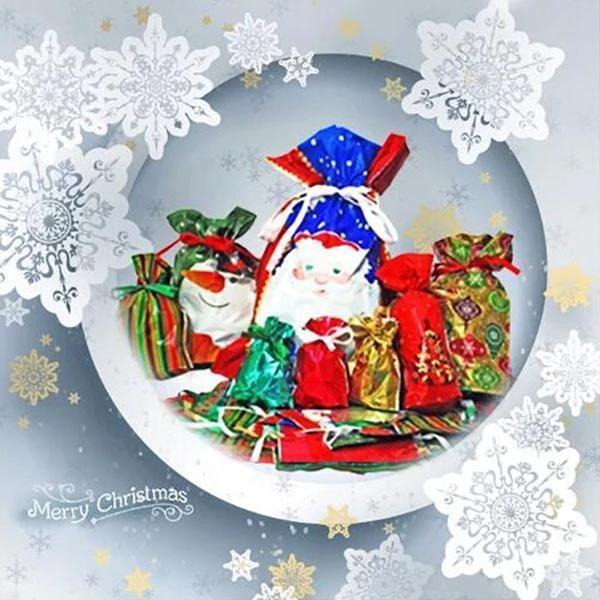 🎅🎁La mejor bolsa de regalo de Navidad con cordón del mundo-ES