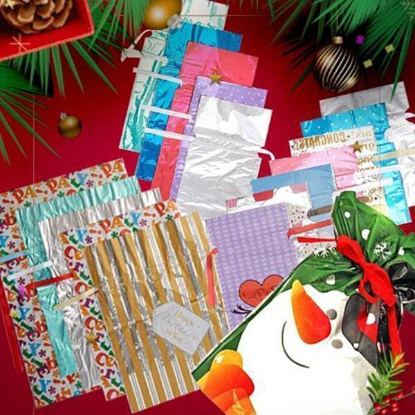 🎅🎁La mejor bolsa de regalo de Navidad con cordón del mundo-ES