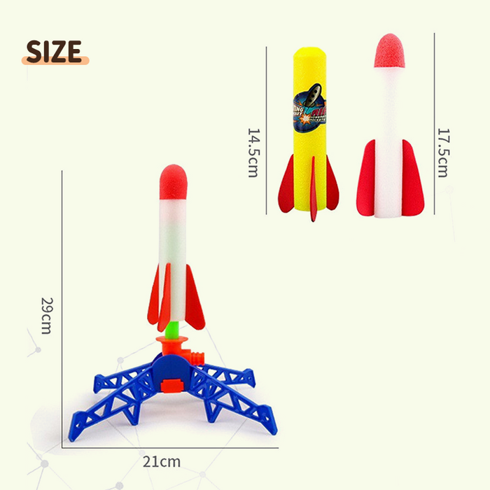 Lanzacohetes LED para niños-ES