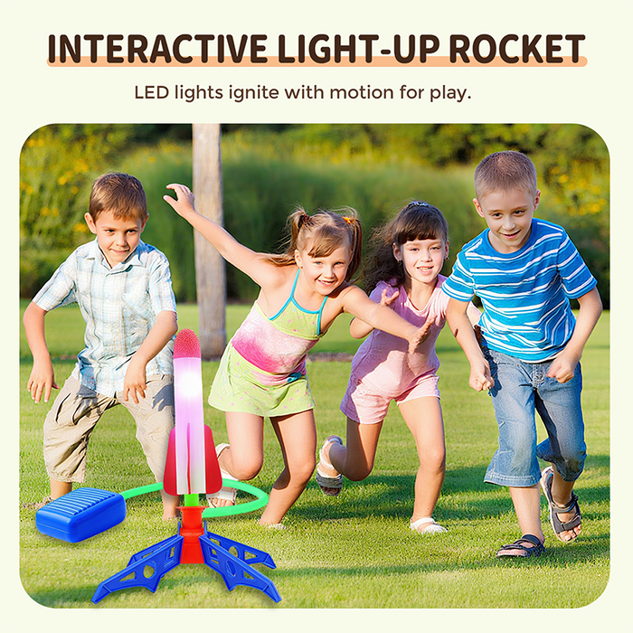 Lanzacohetes LED para niños-ES