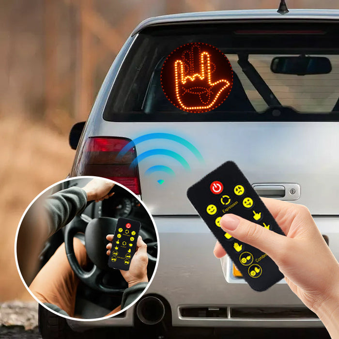 LED lučka za armaturno ploščo za izražanje in geste za zadnje steklo avtomobila-SI