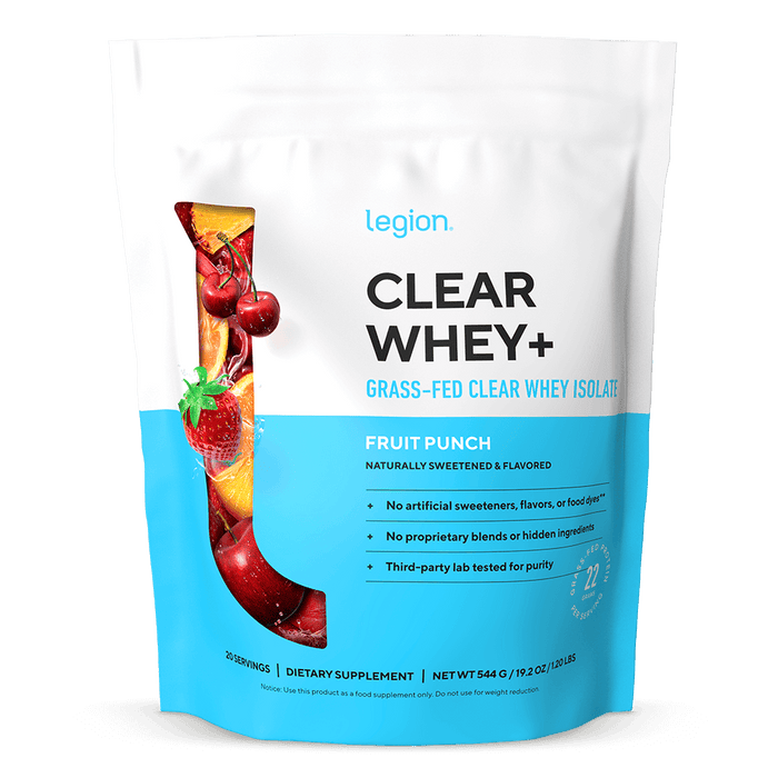 Legion Clear Whey+ Whey Protein Isolate Powder 20 Serv