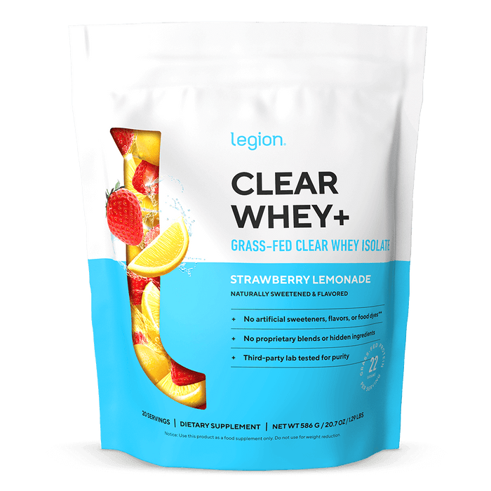 Legion Clear Whey+ Whey Protein Isolate Powder 20 Serv