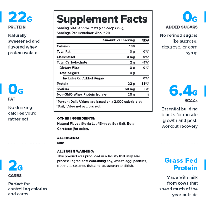 Legion Clear Whey+ Whey Protein Isolate Powder 20 Serv