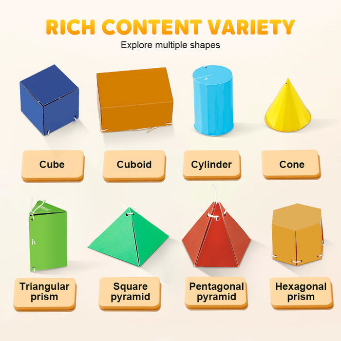 👶✨Libro de aprendizaje de geometría 3D-ES