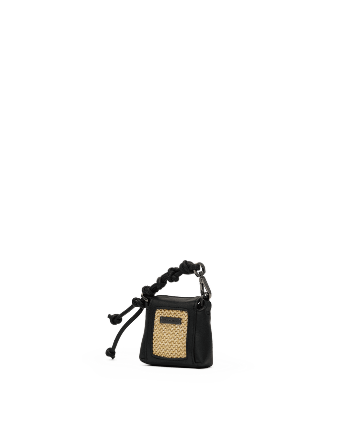 Mini-B-Noir-Smooth-Raffia-GM-Front-View