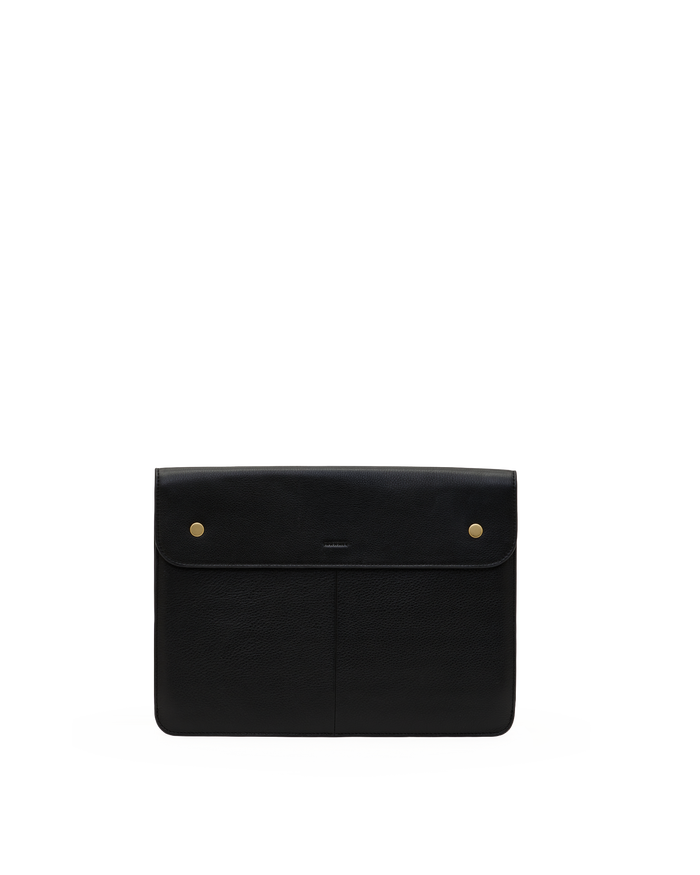 Miranda-Laptop-Sleeve-14-Black-BG-Front-View