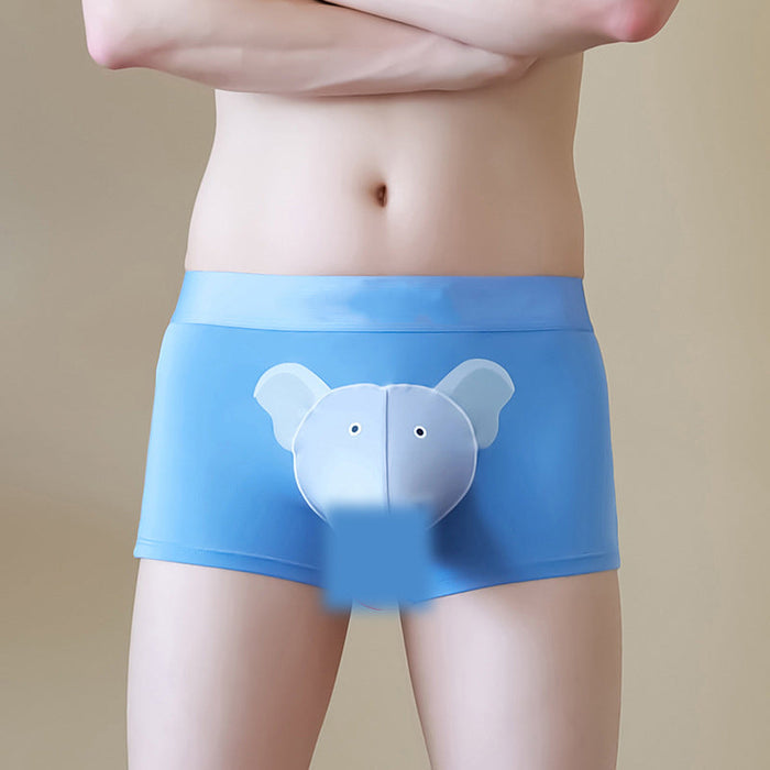 🐘Moške zračne boksarice s 3D žepom🩲-SI