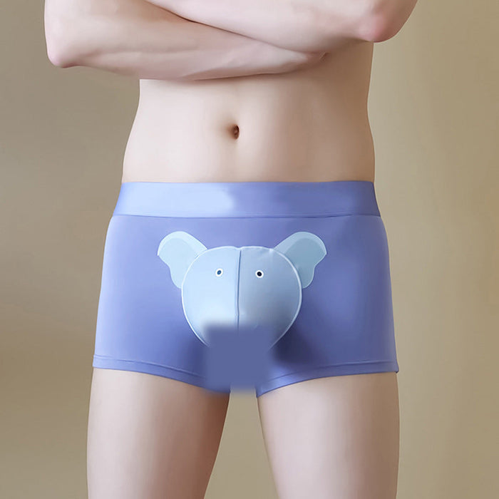 🐘Moške zračne boksarice s 3D žepom🩲-SI