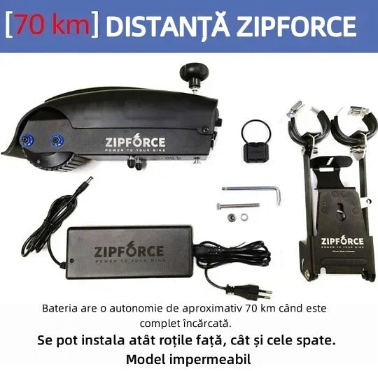 Motor de asistencia para bicicleta Zipforce: se puede utilizar tanto en las ruedas delanteras como en las traseras-ES