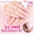 Nailover™ UV-free Nail Extension Kit (100 tips)