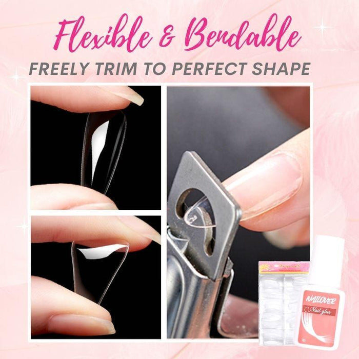 Nailover™ UV-free Nail Extension Kit (100 tips)