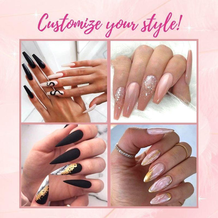 Nailover™ UV-free Nail Extension Kit (100 tips)