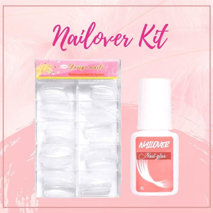 Nailover™ UV-free Nail Extension Kit (100 tips)