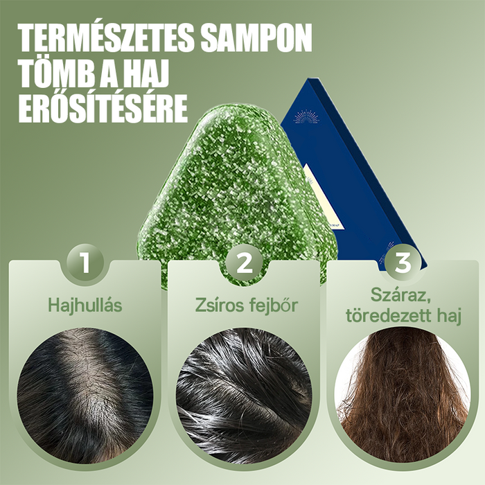 🌿 Naravni trd šampon za krepitev las 🌱🥰--SI