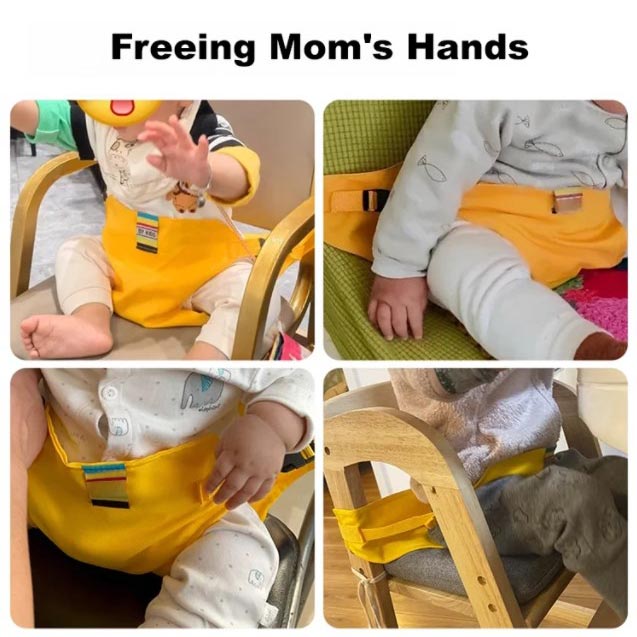 👶Nešiojama valgomojo kėdė vaikams-LT