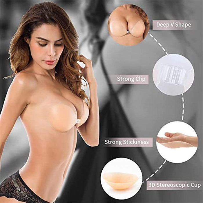 👙 Nevidljivi samoljepljivi push-up grudnjak-HR