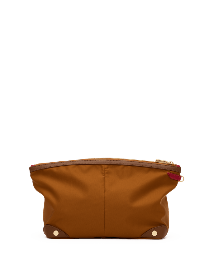 Nicky-Travel-Pouch-Lrg-Amber-Nylon-G-Back-View-Detail