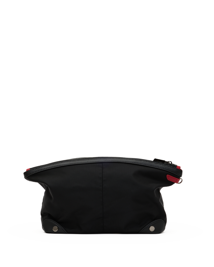 Nicky-Travel-Pouch-Lrg-Black-Nylon-GM-Back-View-Detail