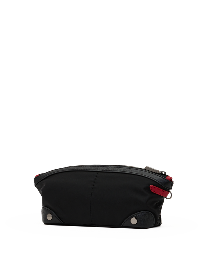Nicky-Travel-Pouch-Short-Black-Nylon-GM-Back-View