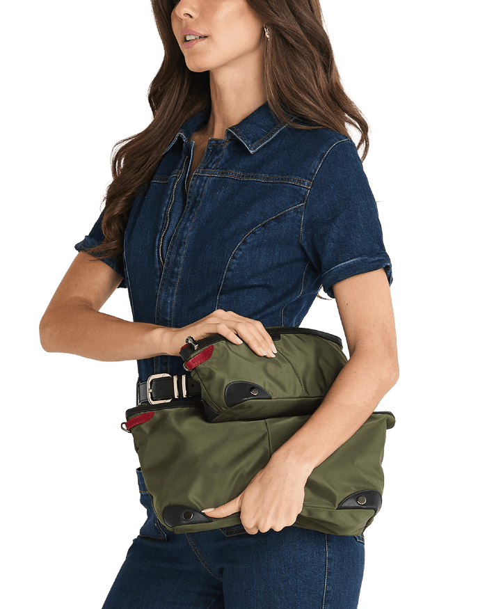 Nicky-Travel-Pouch-Short-Jade-Nylon-GM-Model-View
