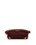 Nicky-Travel-Pouch-Short-Wine-Nylon-G-Front-View