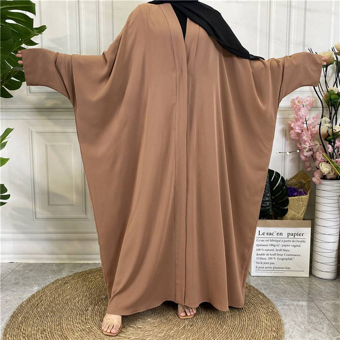 Nida Open Abaya Dress For Muslim Women Soft Comfortable All Year Wear 10 Color Options