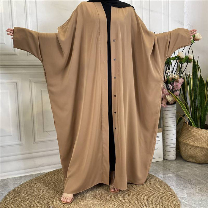 Nida Open Abaya Dress For Muslim Women Soft Comfortable All Year Wear 10 Color Options