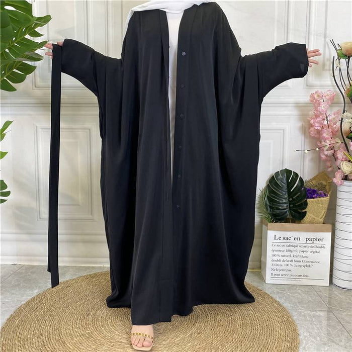 Nida Open Abaya Dress For Muslim Women Soft Comfortable All Year Wear 10 Color Options