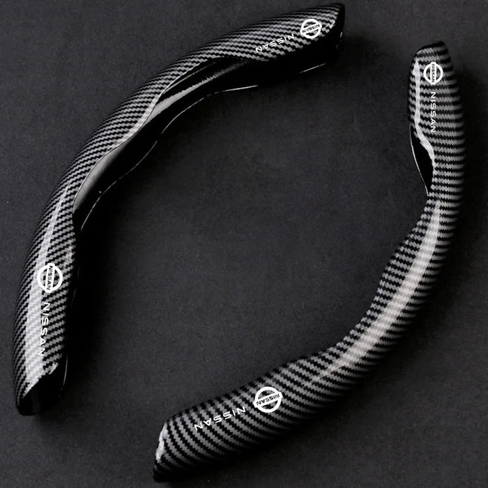 🔥Nueva funda universal para volante de fibra de carbono (2 piezas)❗Se adapta a todos los modelos-ES