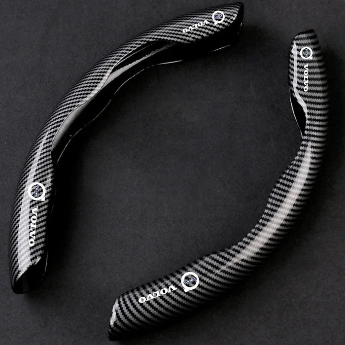 🔥Nueva funda universal para volante de fibra de carbono (2 piezas)❗Se adapta a todos los modelos-ES