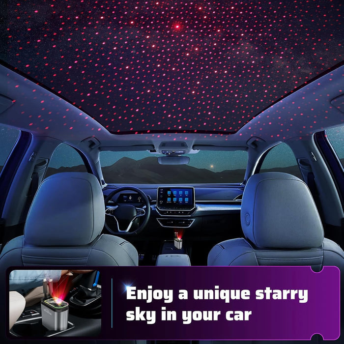 Nuevo modelo 2025 con cargador rápido retráctil Starlight 4 en 1 para coche-ES