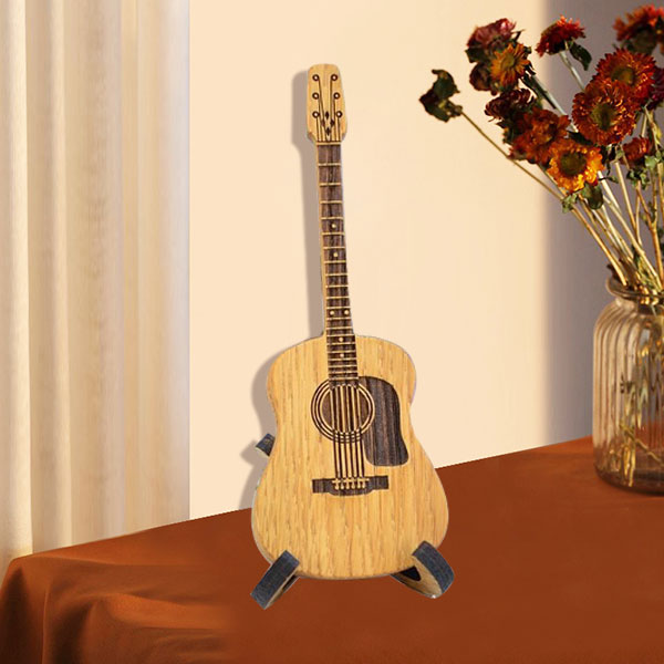 🔥 OFERTA CALIENTE 50% DE DESCUENTO 💖 Caja de púas de guitarra acústica de madera 🎁🎸-ES