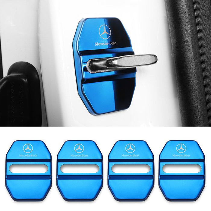 Oferta especial ✨50% de descuento ✨Cubierta protectora anticorrosión de acero inoxidable para cerradura de puerta de coche 🔥4 piezas 🔥-ES