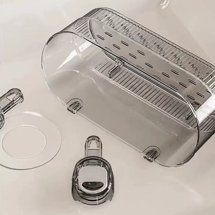 ¡Organizador de pared revolucionario con ventosas! ¡Orden perfecto en la cocina y el baño! 🏠✨-ES