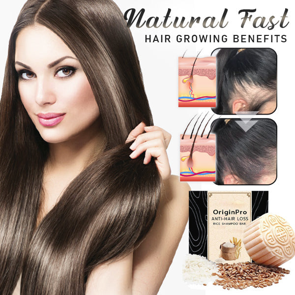 OriginPro Anti-Hair Loss Rice Shampoo Bar