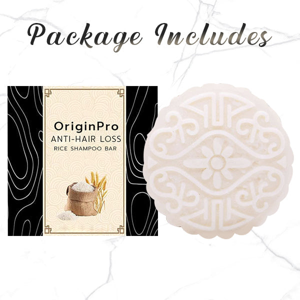 OriginPro Anti-Hair Loss Rice Shampoo Bar
