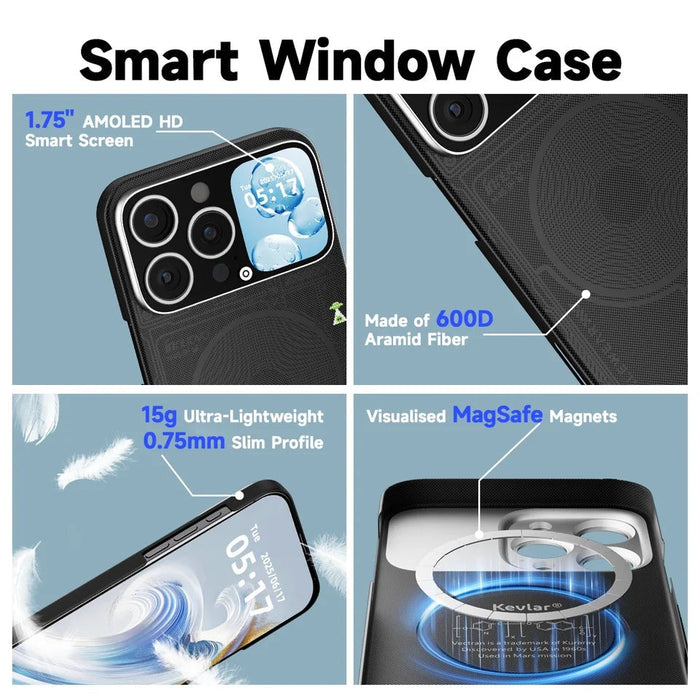 Pasaulinis riboto leidimo magnetinis ateities technologijos išmanusis apsauginis dėklas (suderinamas su iPhone 17-12)-LT